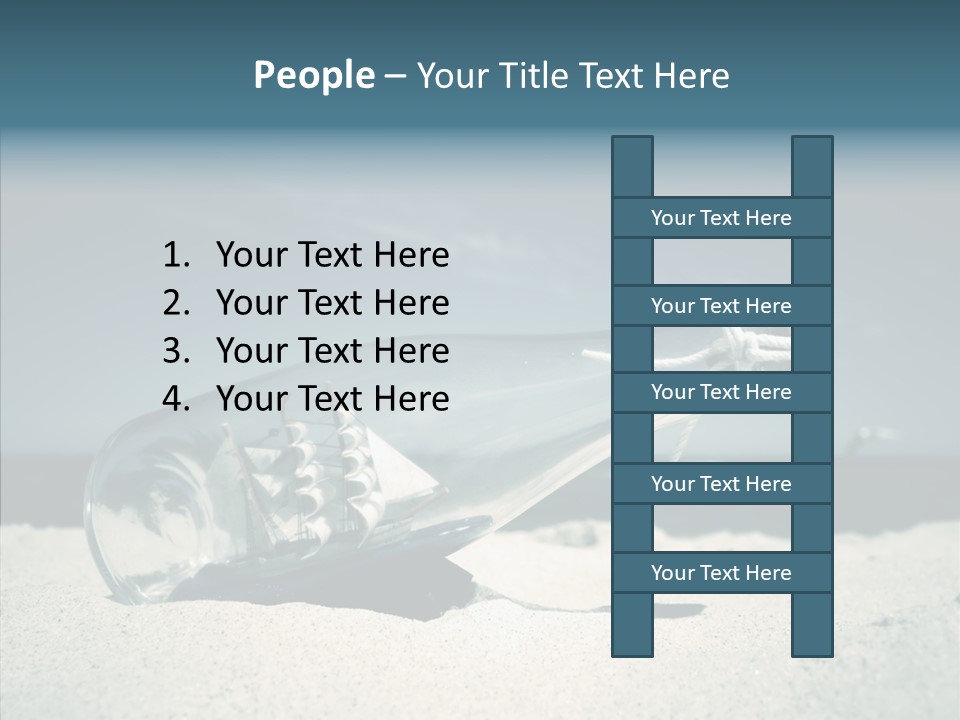 Sand Summertime Background PowerPoint Template