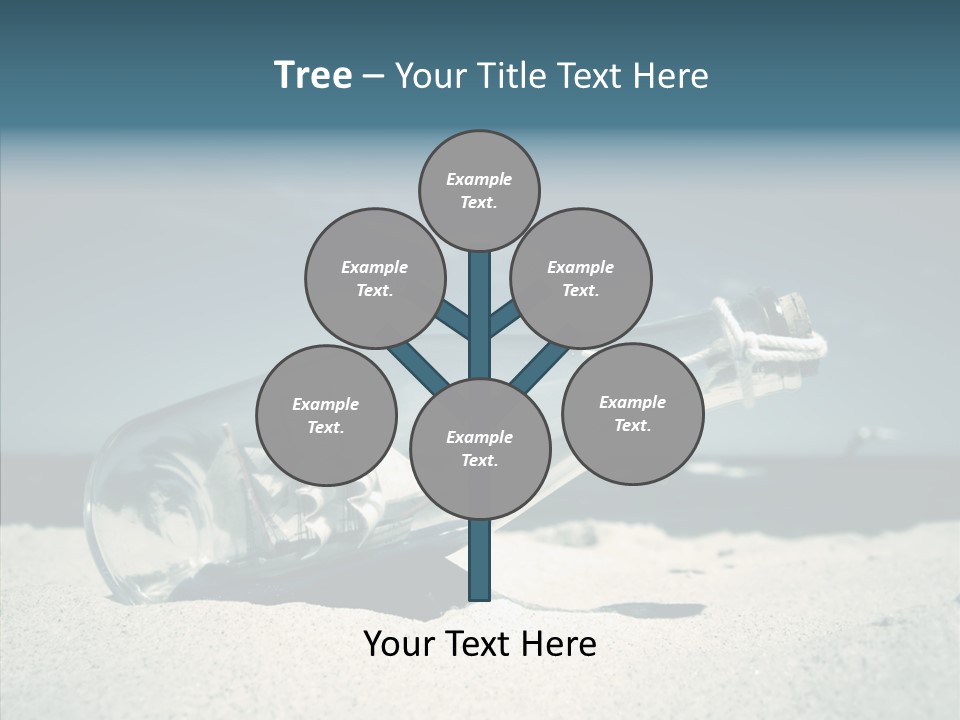 Sand Summertime Background PowerPoint Template