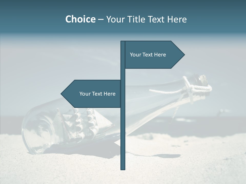 Sand Summertime Background PowerPoint Template