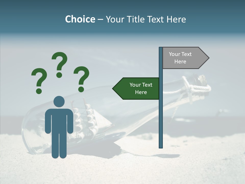 Sand Summertime Background PowerPoint Template