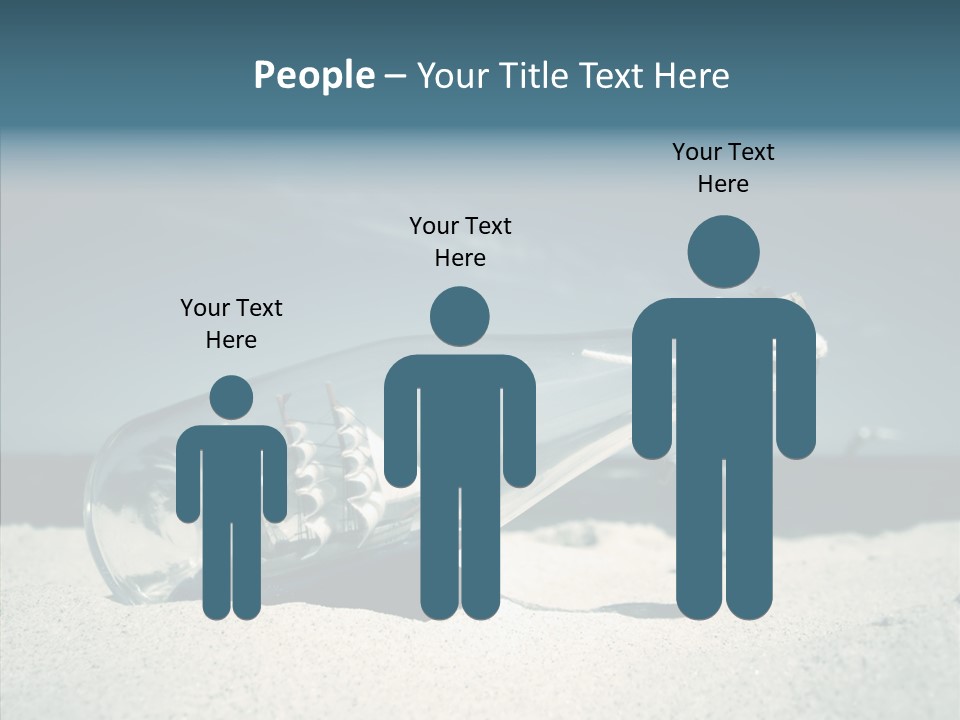 Sand Summertime Background PowerPoint Template