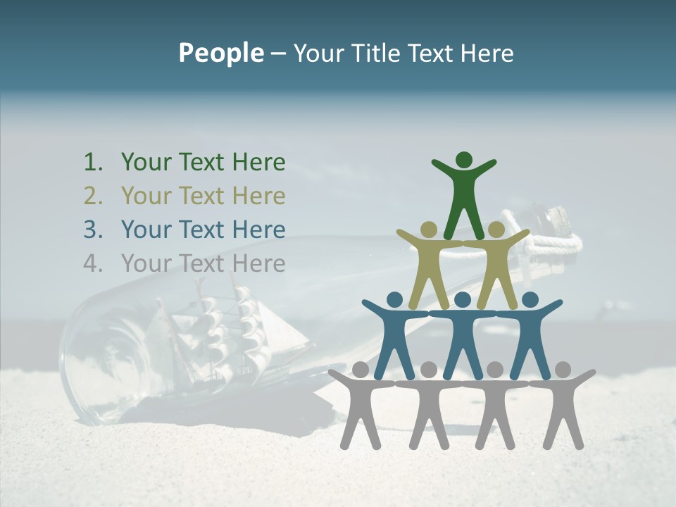 Sand Summertime Background PowerPoint Template