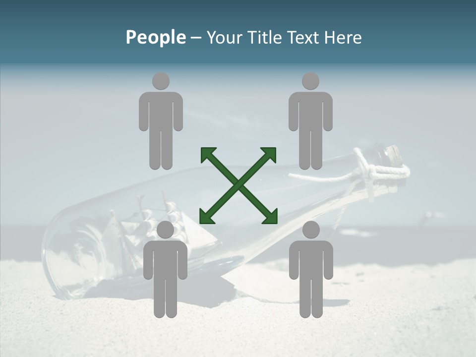 Sand Summertime Background PowerPoint Template