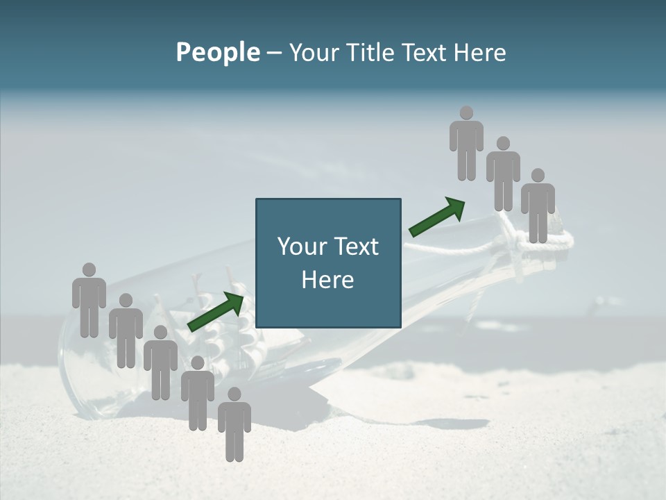 Sand Summertime Background PowerPoint Template