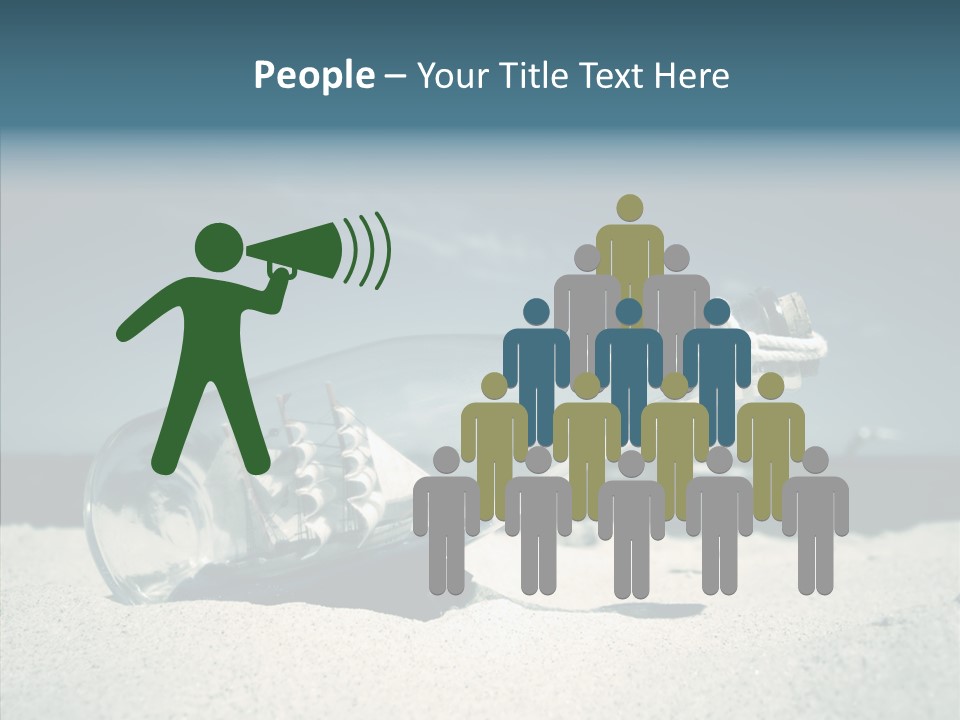 Sand Summertime Background PowerPoint Template