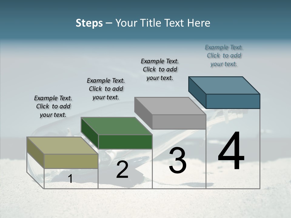 Sand Summertime Background PowerPoint Template