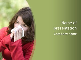 Lifestyle Allergy Pollen PowerPoint Template