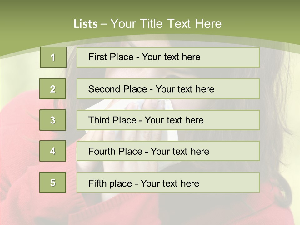 Lifestyle Allergy Pollen PowerPoint Template