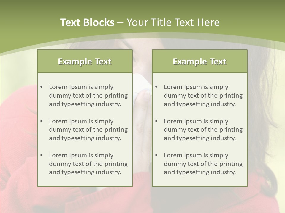 Lifestyle Allergy Pollen PowerPoint Template