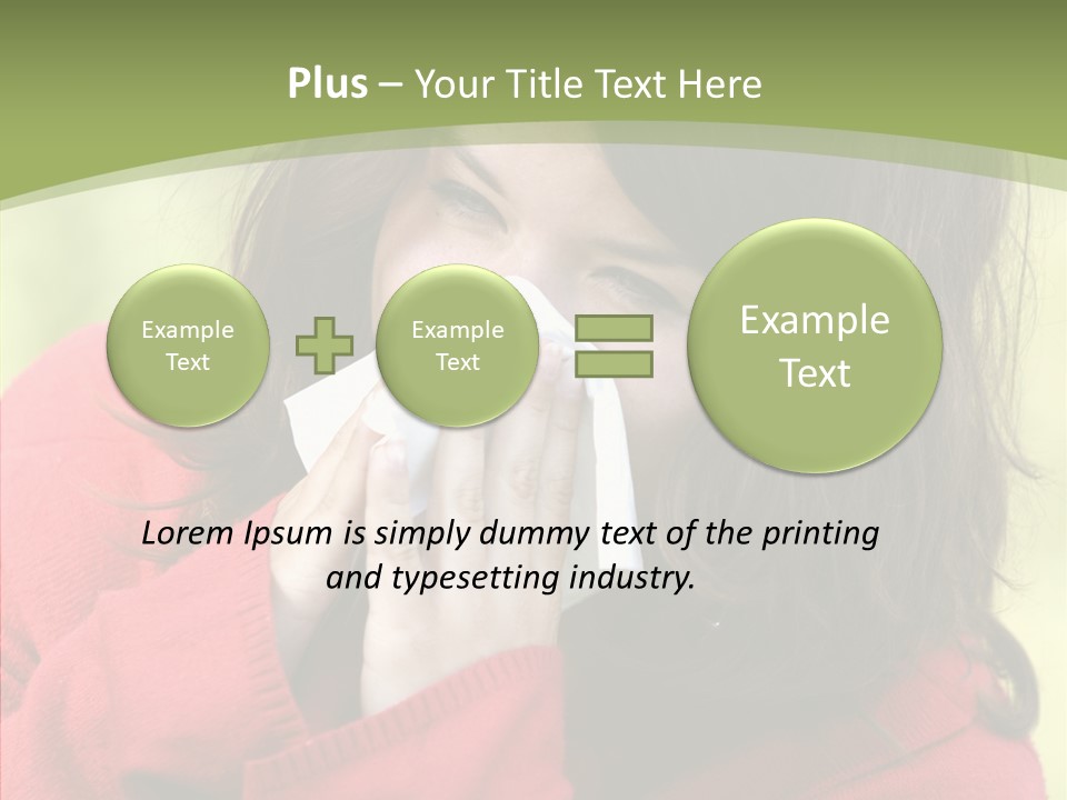 Lifestyle Allergy Pollen PowerPoint Template