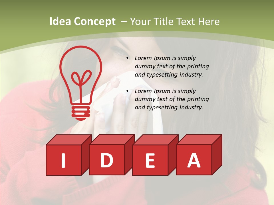 Lifestyle Allergy Pollen PowerPoint Template