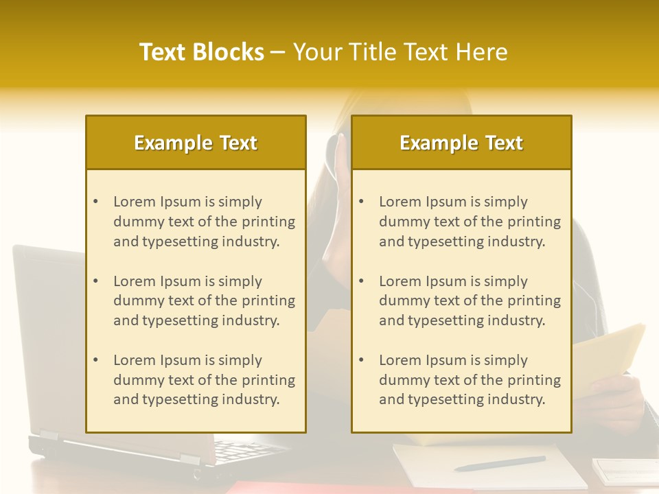 Women Person Leader PowerPoint Template
