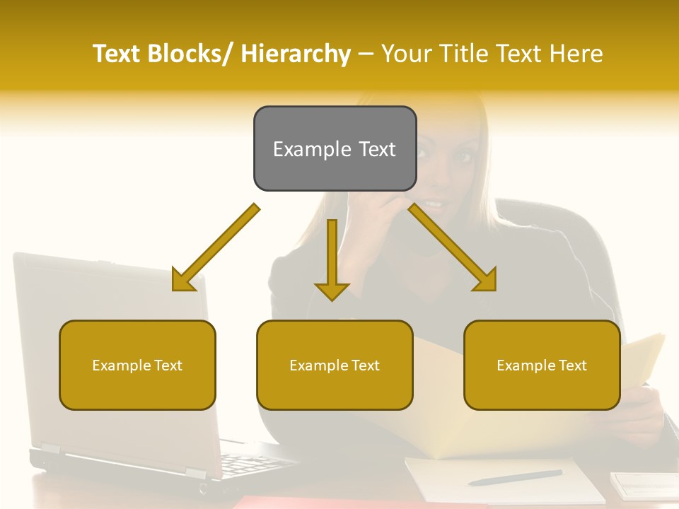 Women Person Leader PowerPoint Template