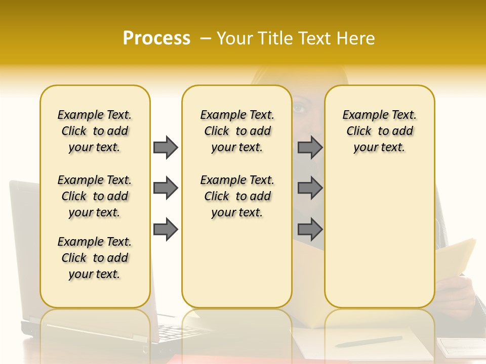 Women Person Leader PowerPoint Template