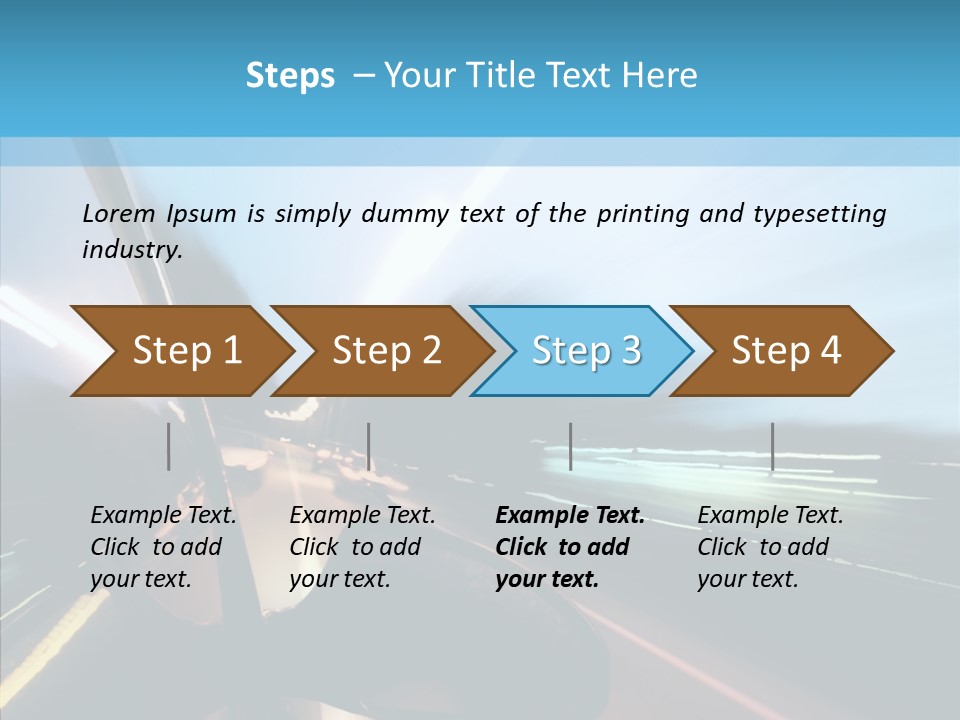 Travel Fast Transportation PowerPoint Template