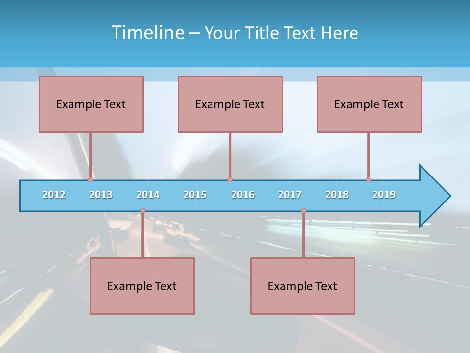 Travel Fast Transportation PowerPoint Template