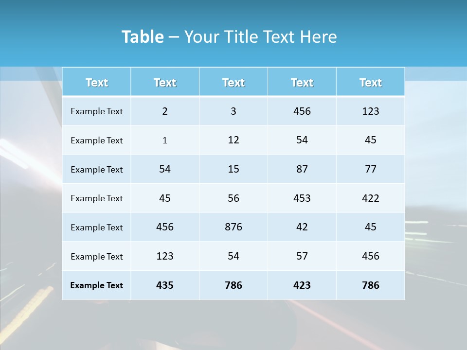 Travel Fast Transportation PowerPoint Template