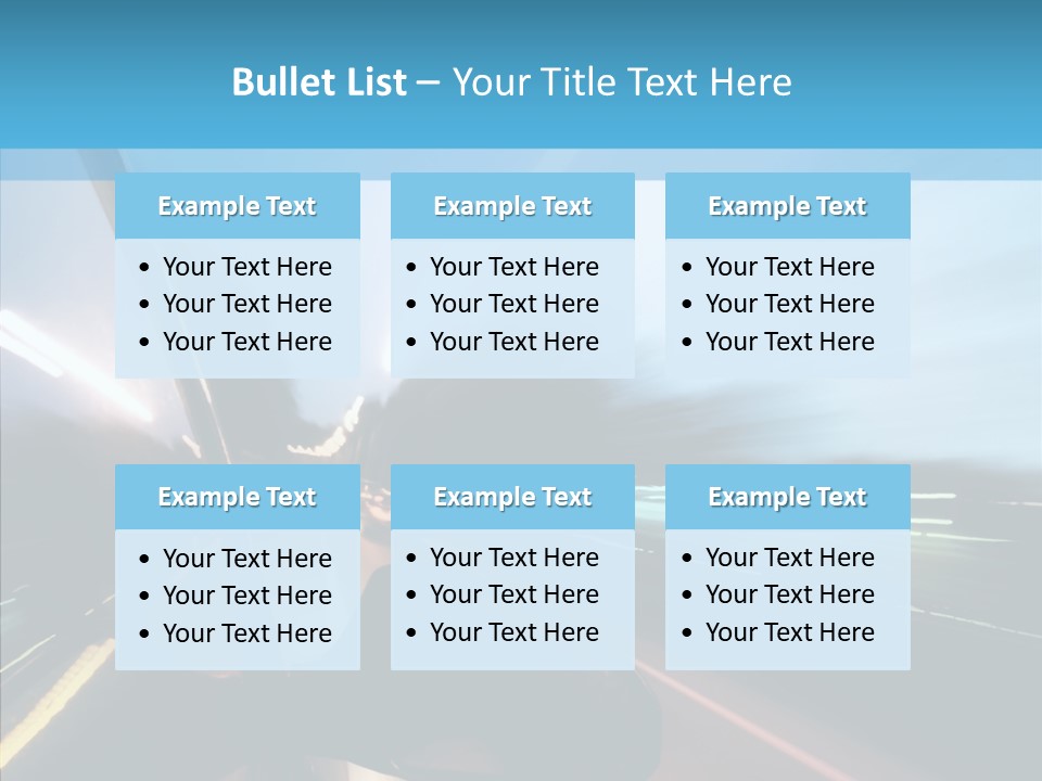 Travel Fast Transportation PowerPoint Template