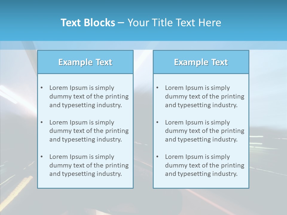 Travel Fast Transportation PowerPoint Template