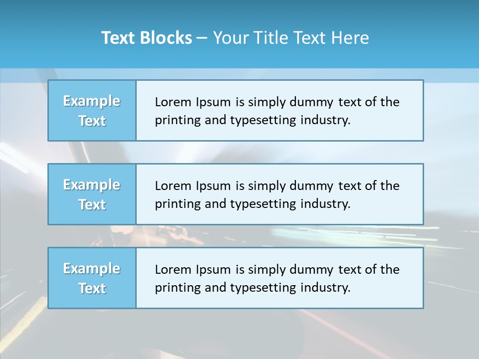 Travel Fast Transportation PowerPoint Template