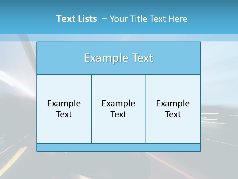 Travel Fast Transportation PowerPoint Template