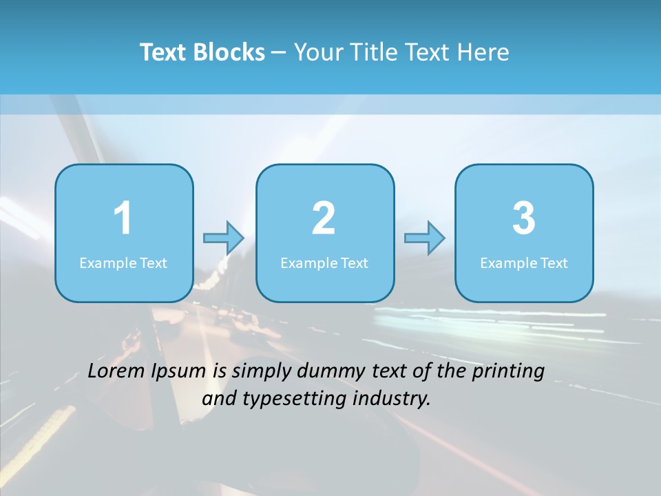 Travel Fast Transportation PowerPoint Template