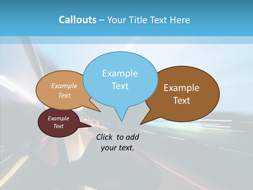 Travel Fast Transportation PowerPoint Template