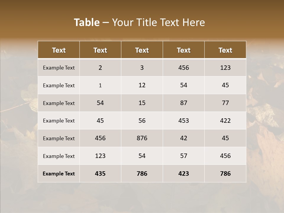 Green Orange Season PowerPoint Template