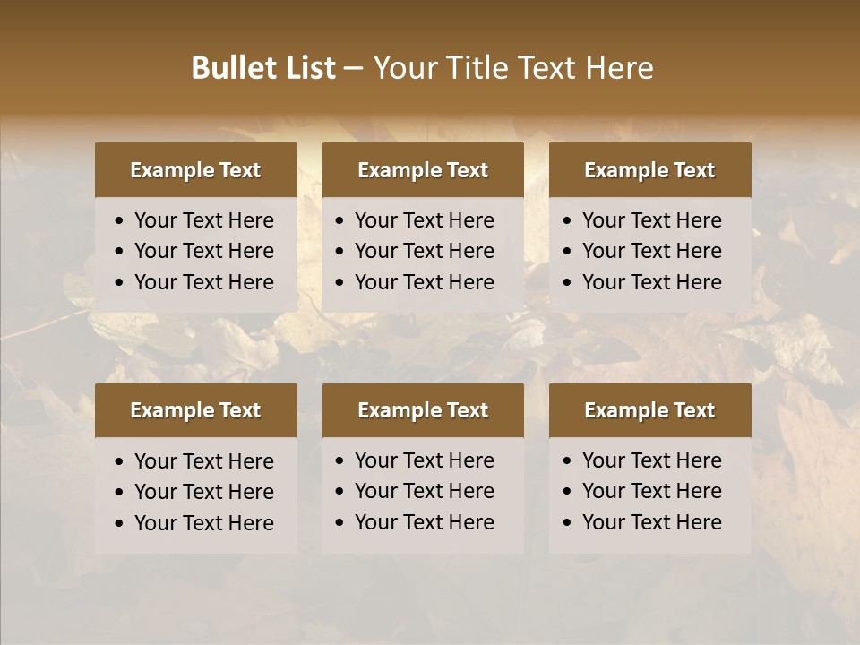 Green Orange Season PowerPoint Template
