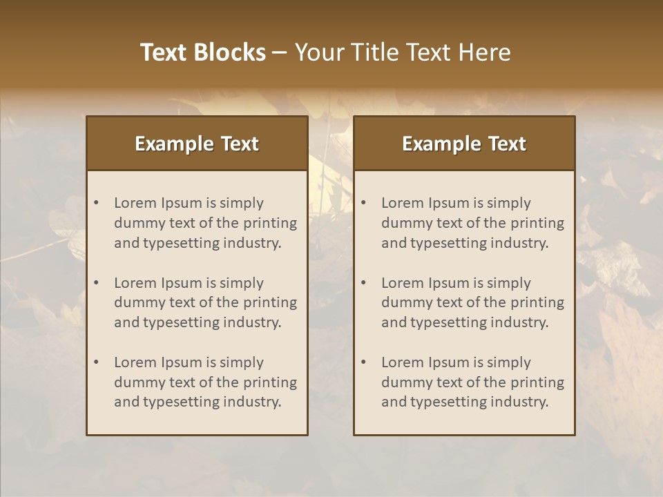 Green Orange Season PowerPoint Template