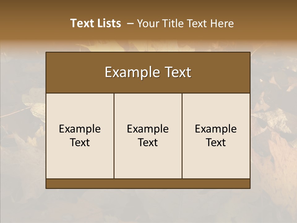 Green Orange Season PowerPoint Template