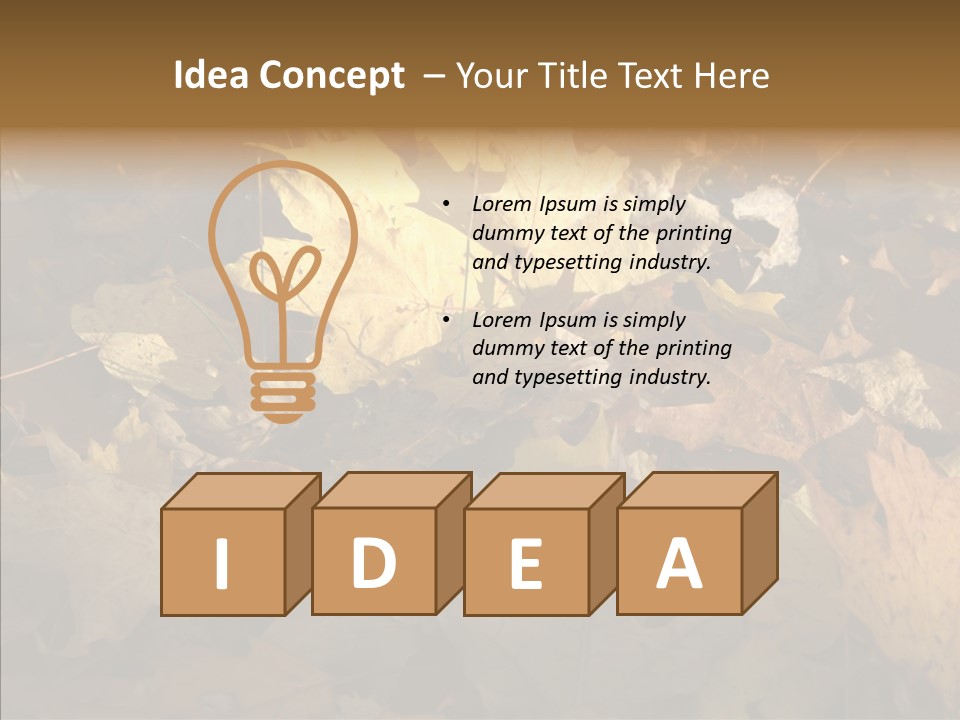 Green Orange Season PowerPoint Template