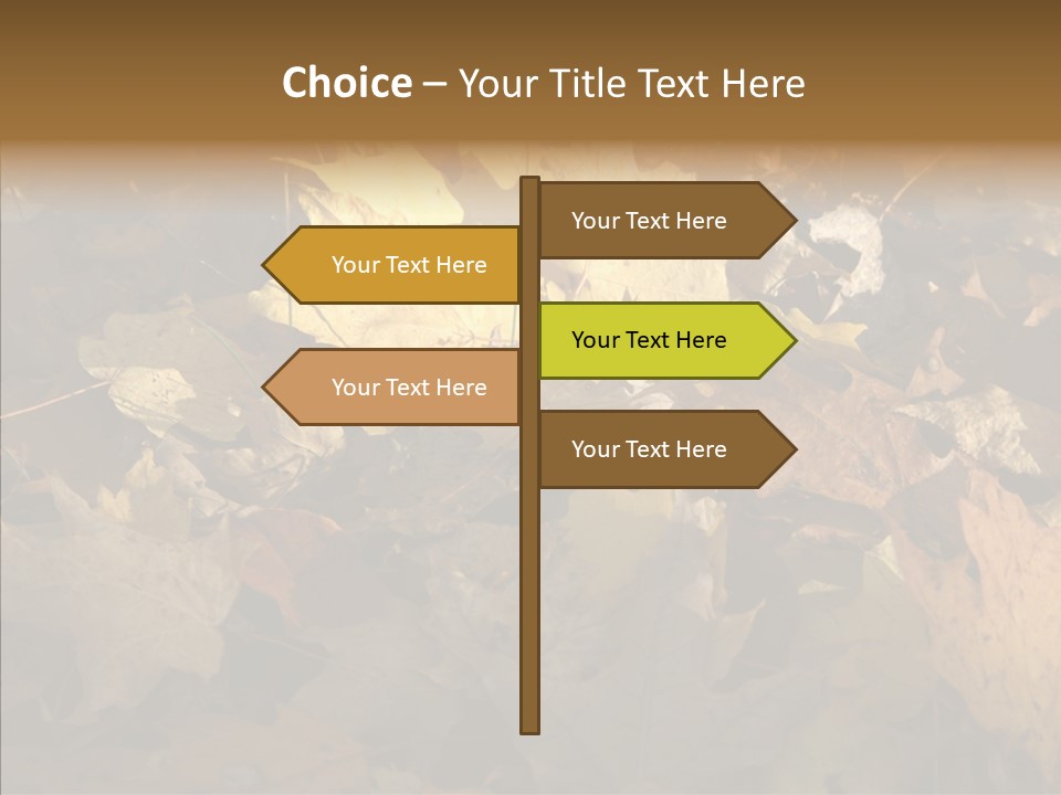 Green Orange Season PowerPoint Template