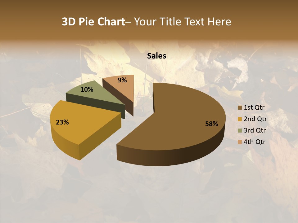 Green Orange Season PowerPoint Template