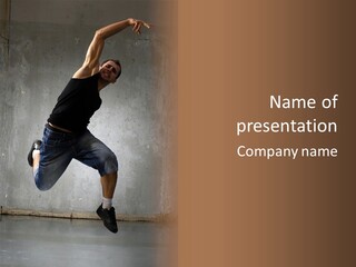 Dancer Skill Cool PowerPoint Template