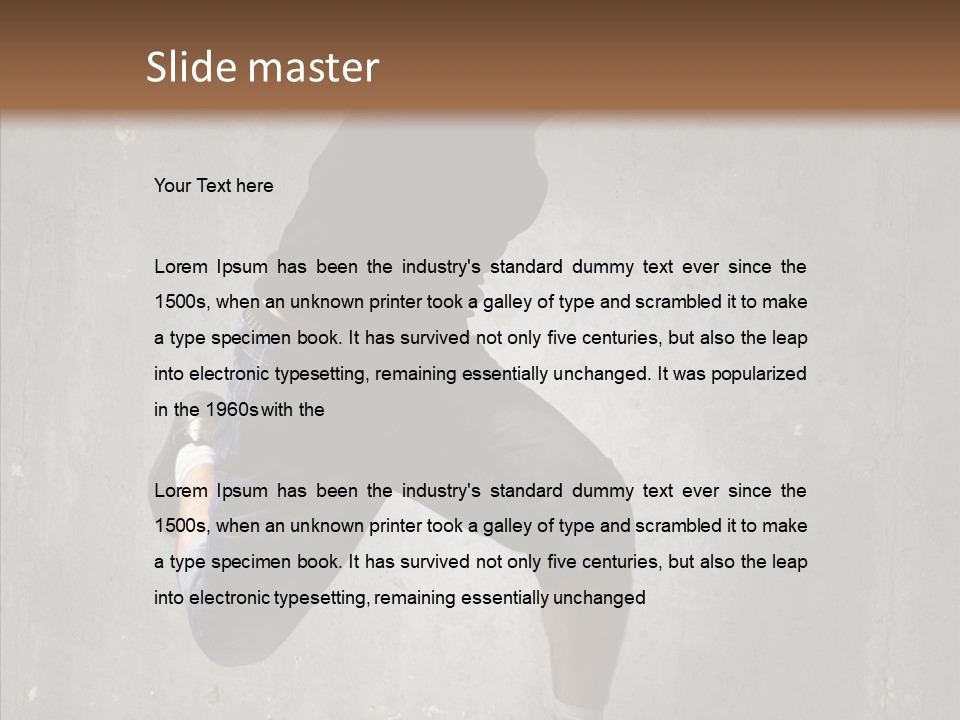 Dancer Skill Cool PowerPoint Template