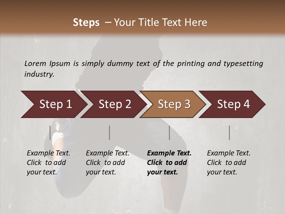 Dancer Skill Cool PowerPoint Template