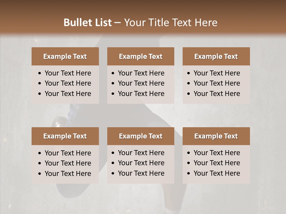 Dancer Skill Cool PowerPoint Template
