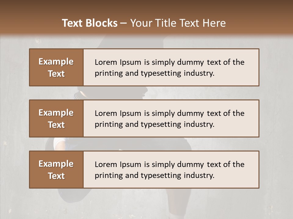 Dancer Skill Cool PowerPoint Template