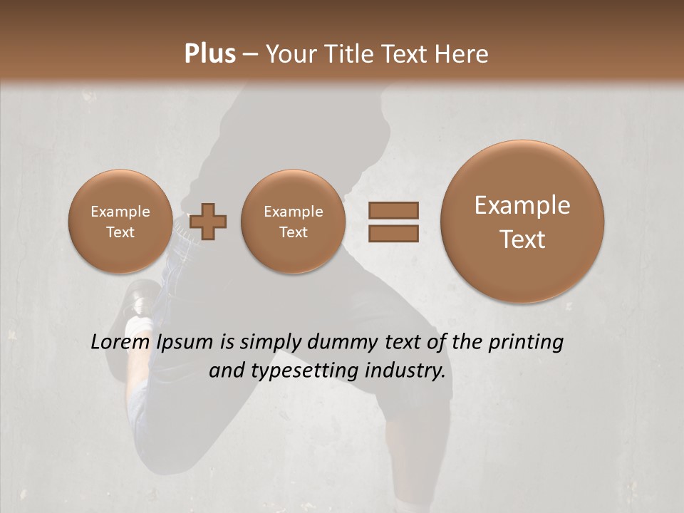 Dancer Skill Cool PowerPoint Template