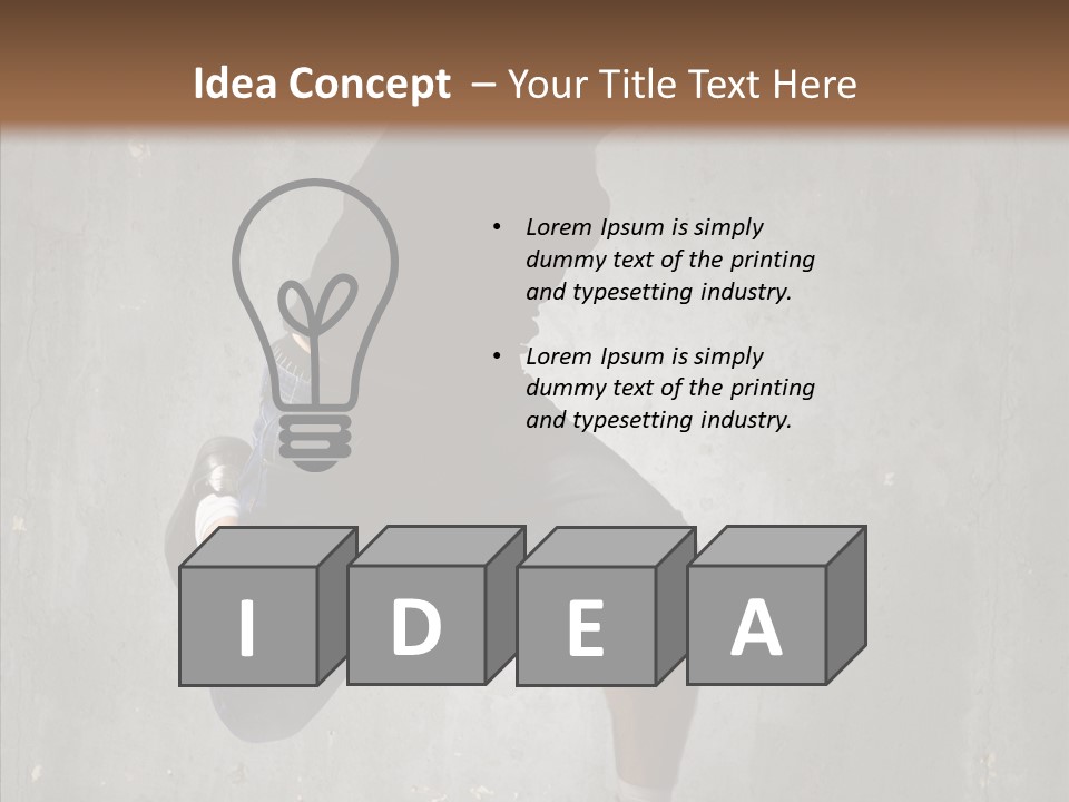 Dancer Skill Cool PowerPoint Template