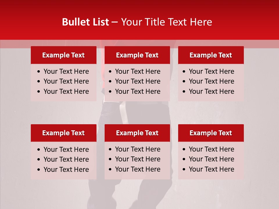 Fashion Grunge Man PowerPoint Template