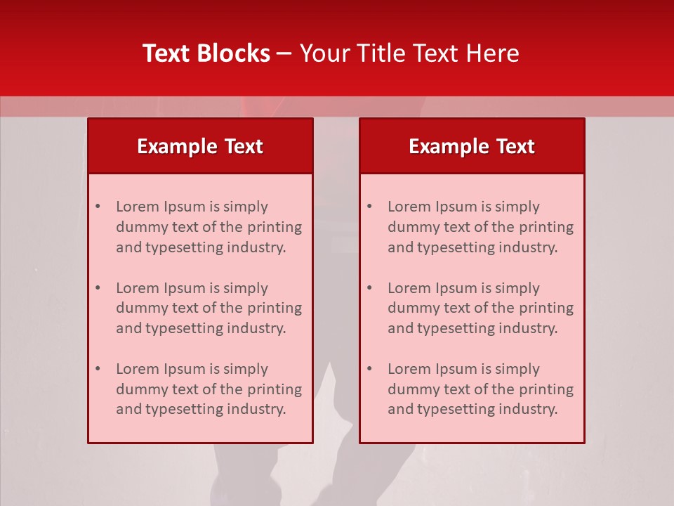 Fashion Grunge Man PowerPoint Template