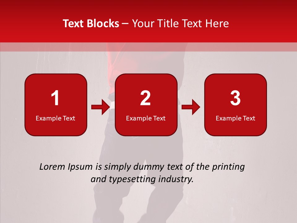 Fashion Grunge Man PowerPoint Template