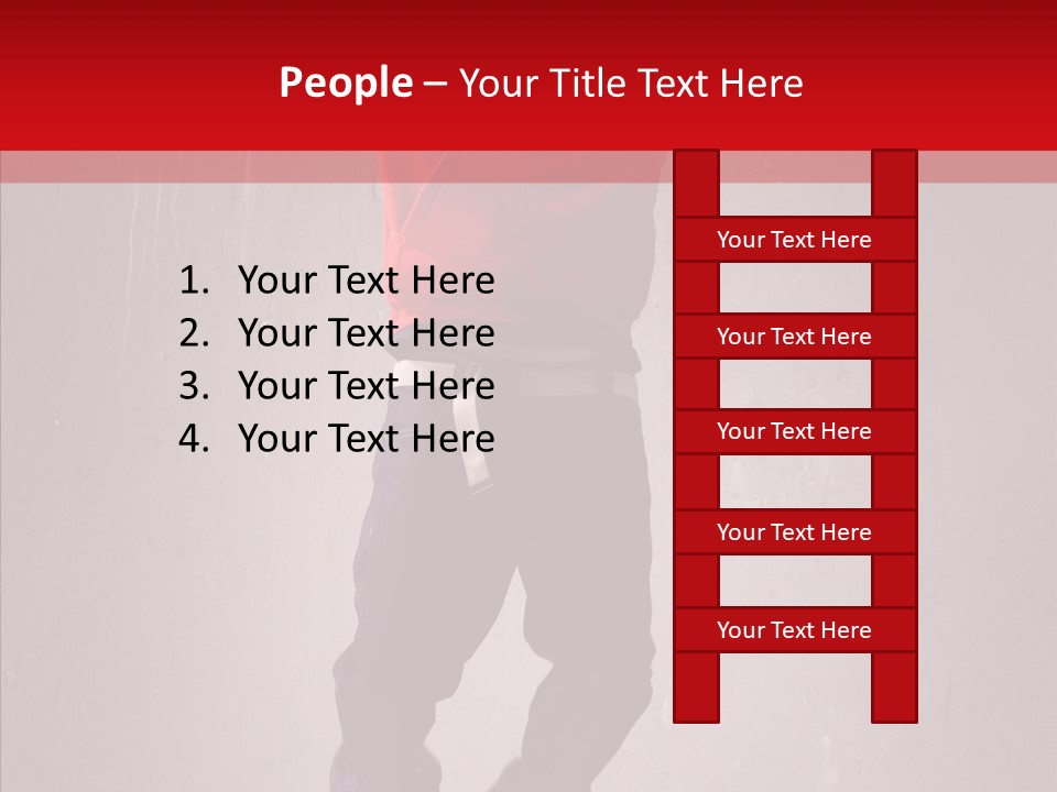 Fashion Grunge Man PowerPoint Template