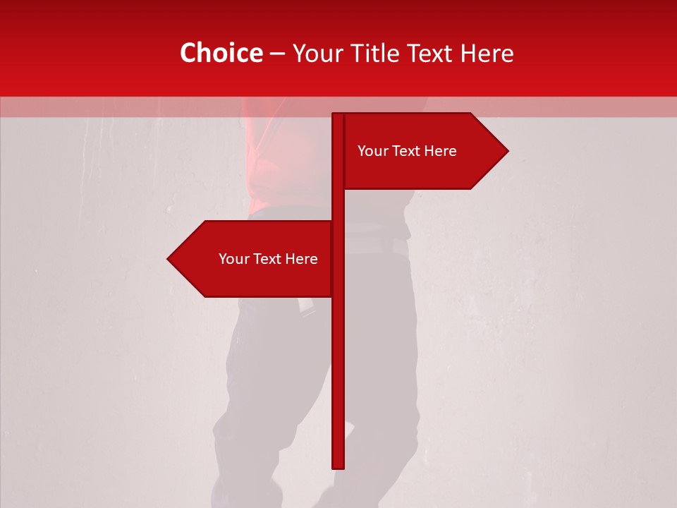 Fashion Grunge Man PowerPoint Template