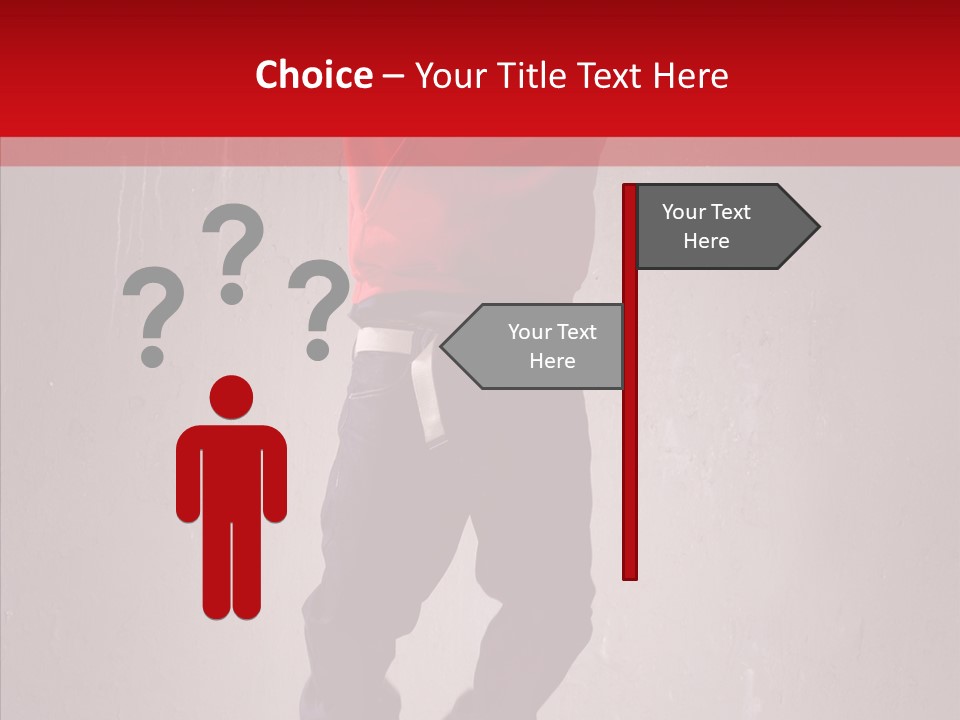 Fashion Grunge Man PowerPoint Template