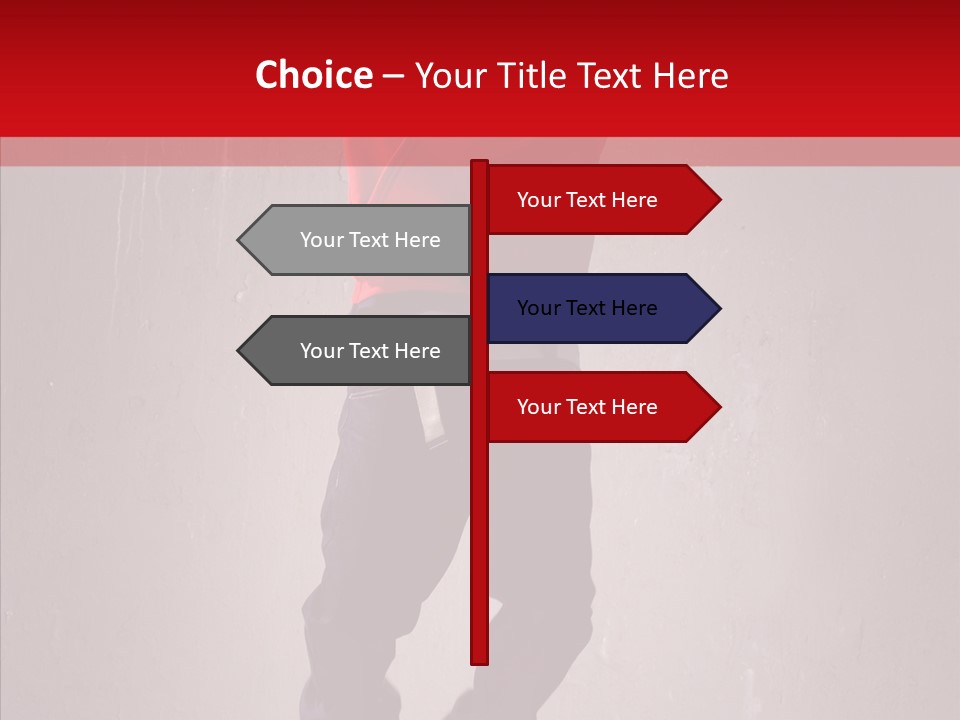 Fashion Grunge Man PowerPoint Template