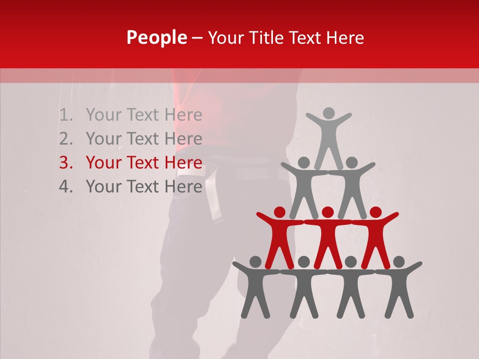 Fashion Grunge Man PowerPoint Template