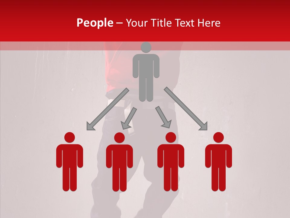 Fashion Grunge Man PowerPoint Template